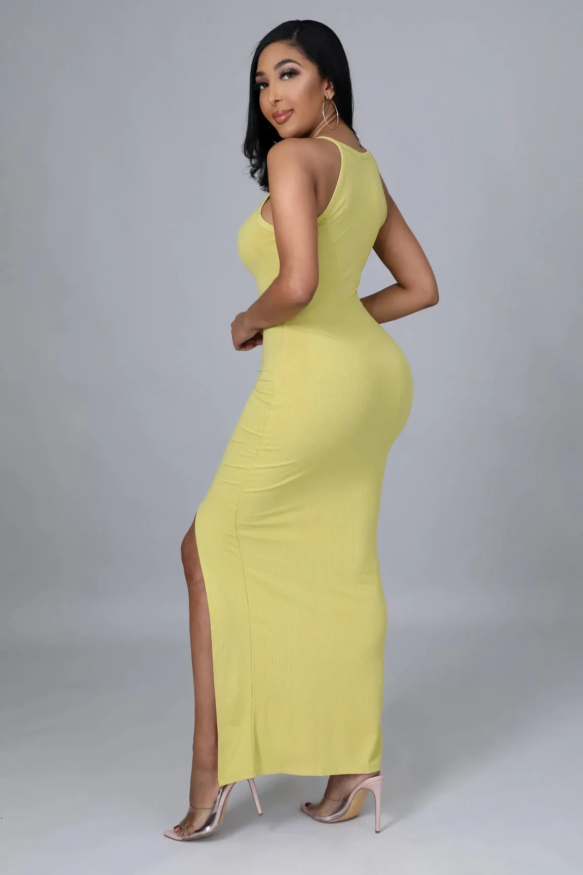 SPRING DRESS | LIME