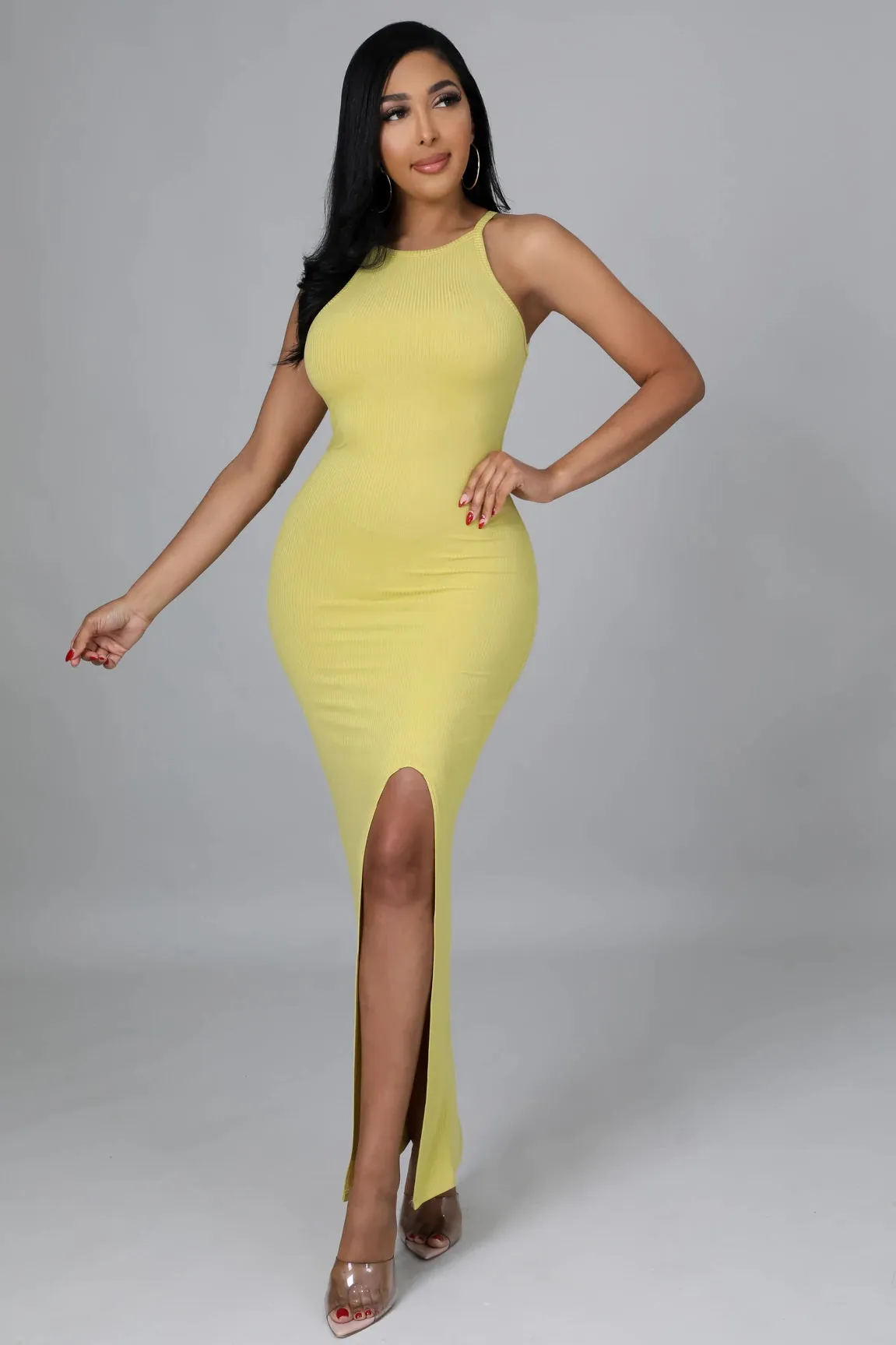 SPRING DRESS | LIME