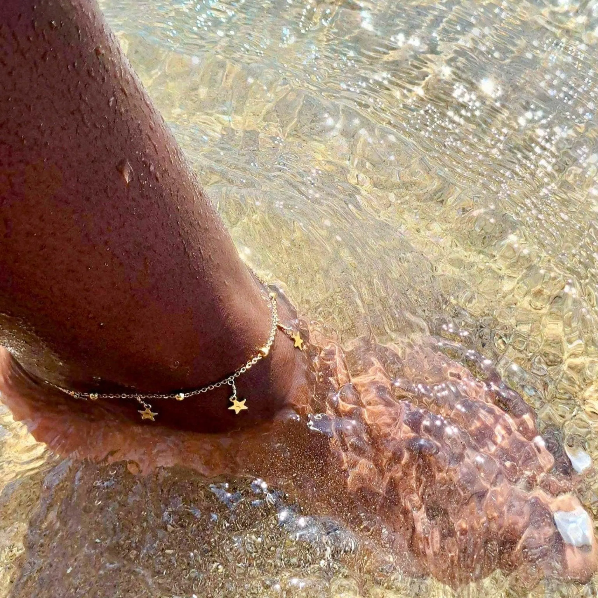 Stars anklet