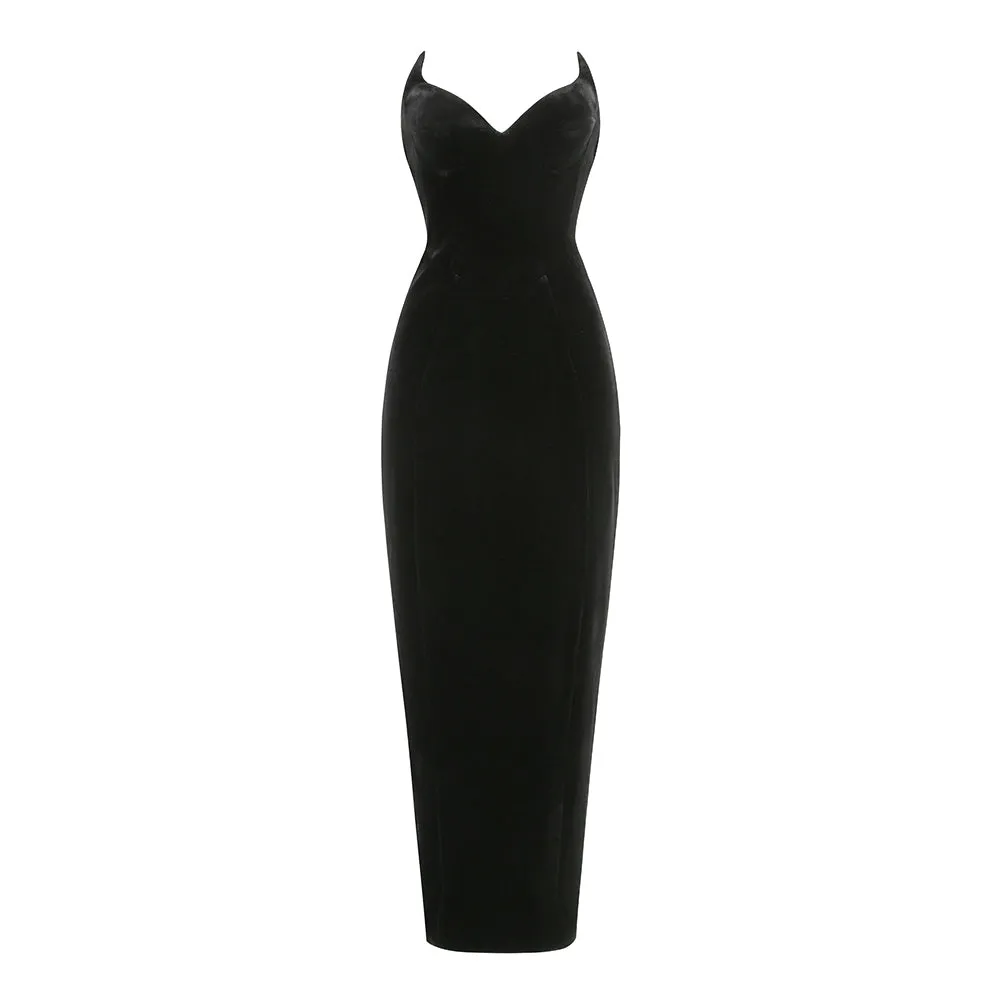 Strapless Sleeveless Elegant Dress KLYF1057