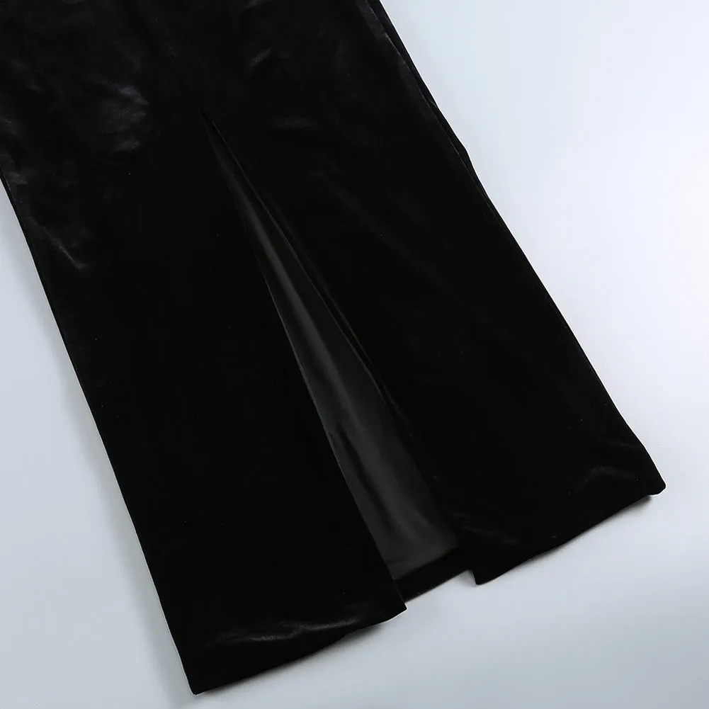 Strapless Sleeveless Elegant Dress KLYF1057