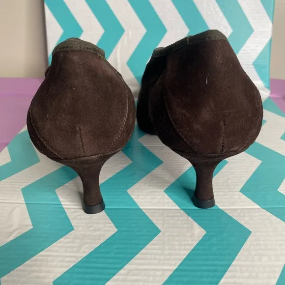 Stuart Weitzman Suede Ankle Heeled Bootie