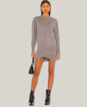 Sweater Tunic Dress Grey