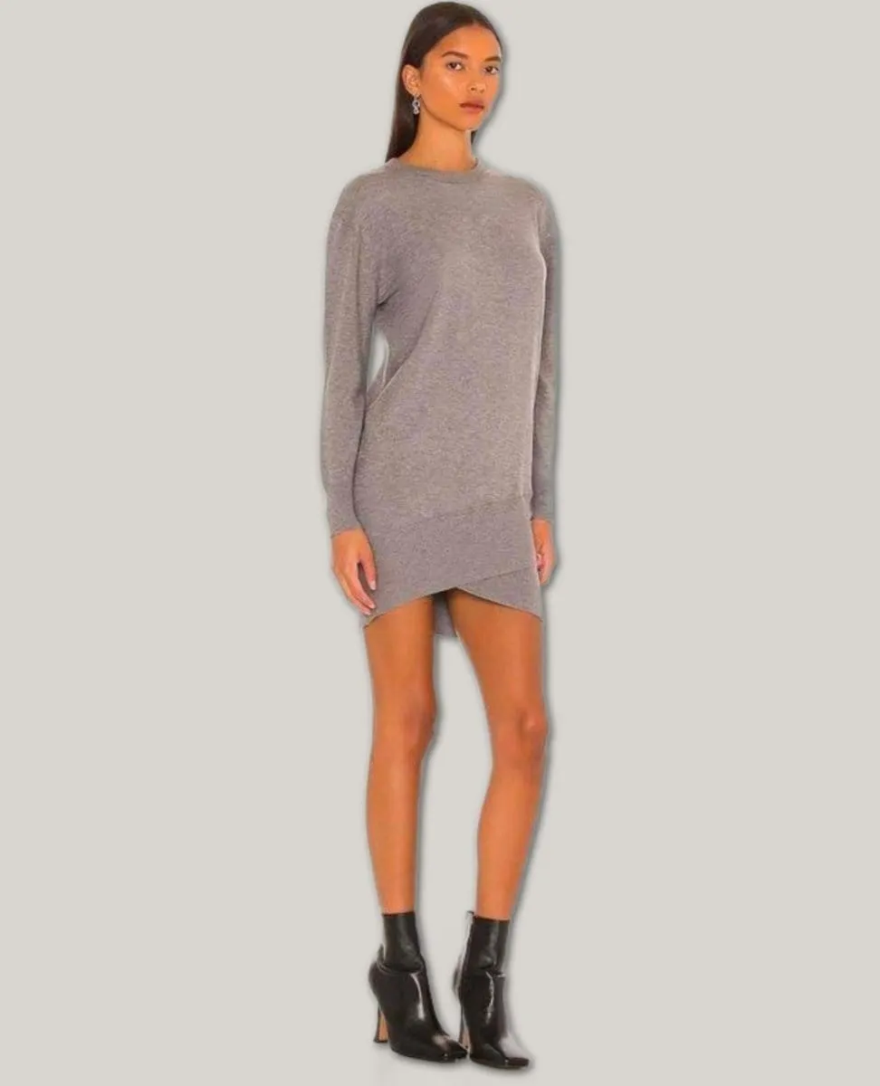 Sweater Tunic Dress Grey
