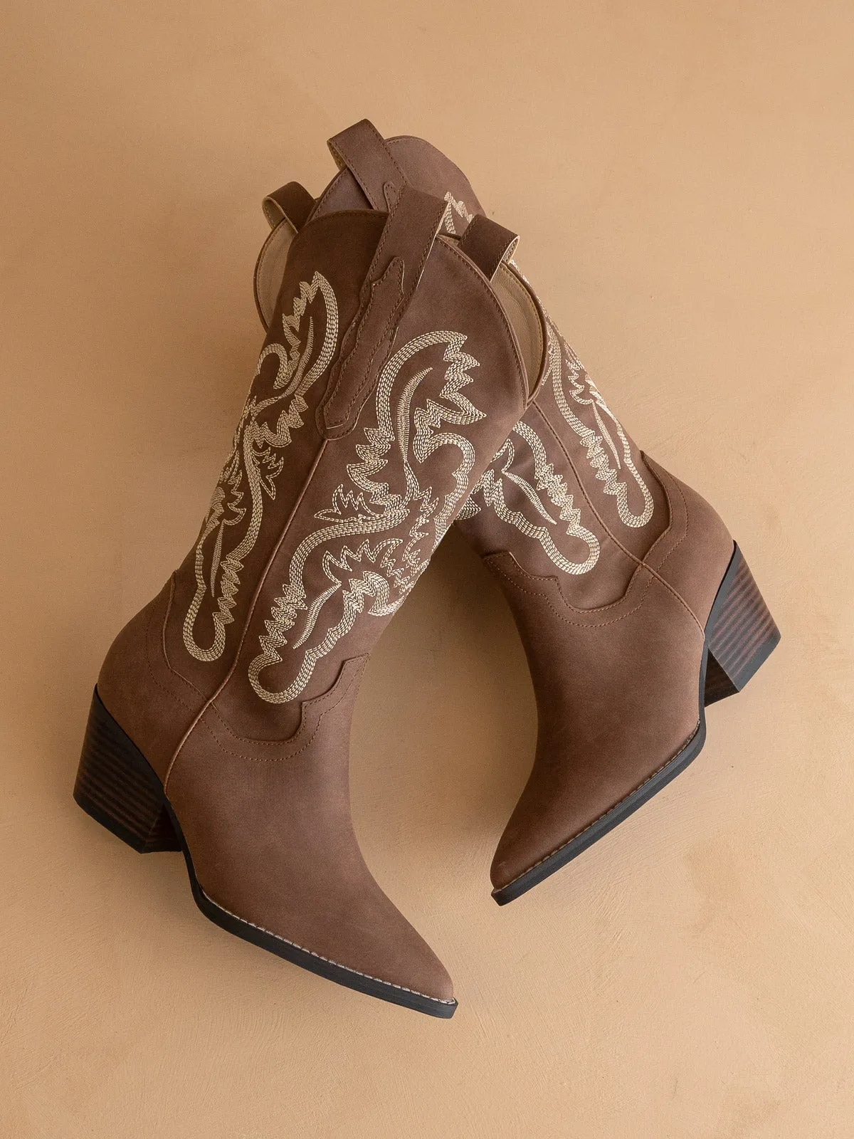 The Amaya | Cocoa Classic Western Boot