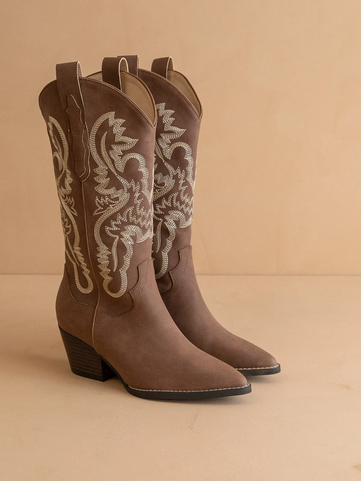 The Amaya | Cocoa Classic Western Boot