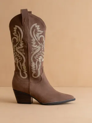 The Amaya | Cocoa Classic Western Boot