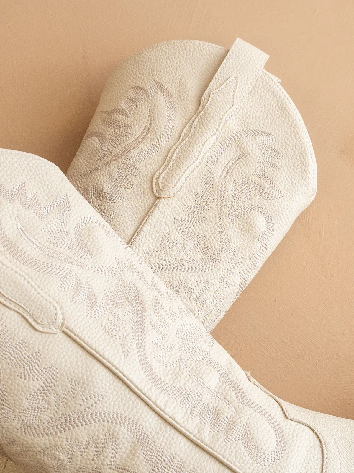 The Amaya | Ivory Classic Western Boot