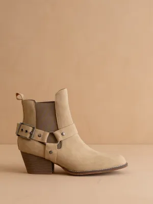 The Colt | Khaki Motorcycle Bootie