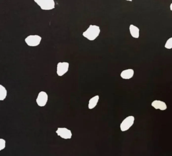 The Maxi Wrap Dress in Spotted Raven