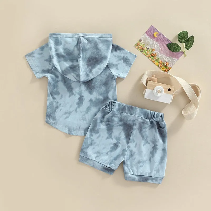Tie Dye Shorts Set-3 Colours