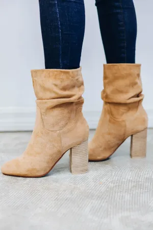Toffee Slouch Bootie