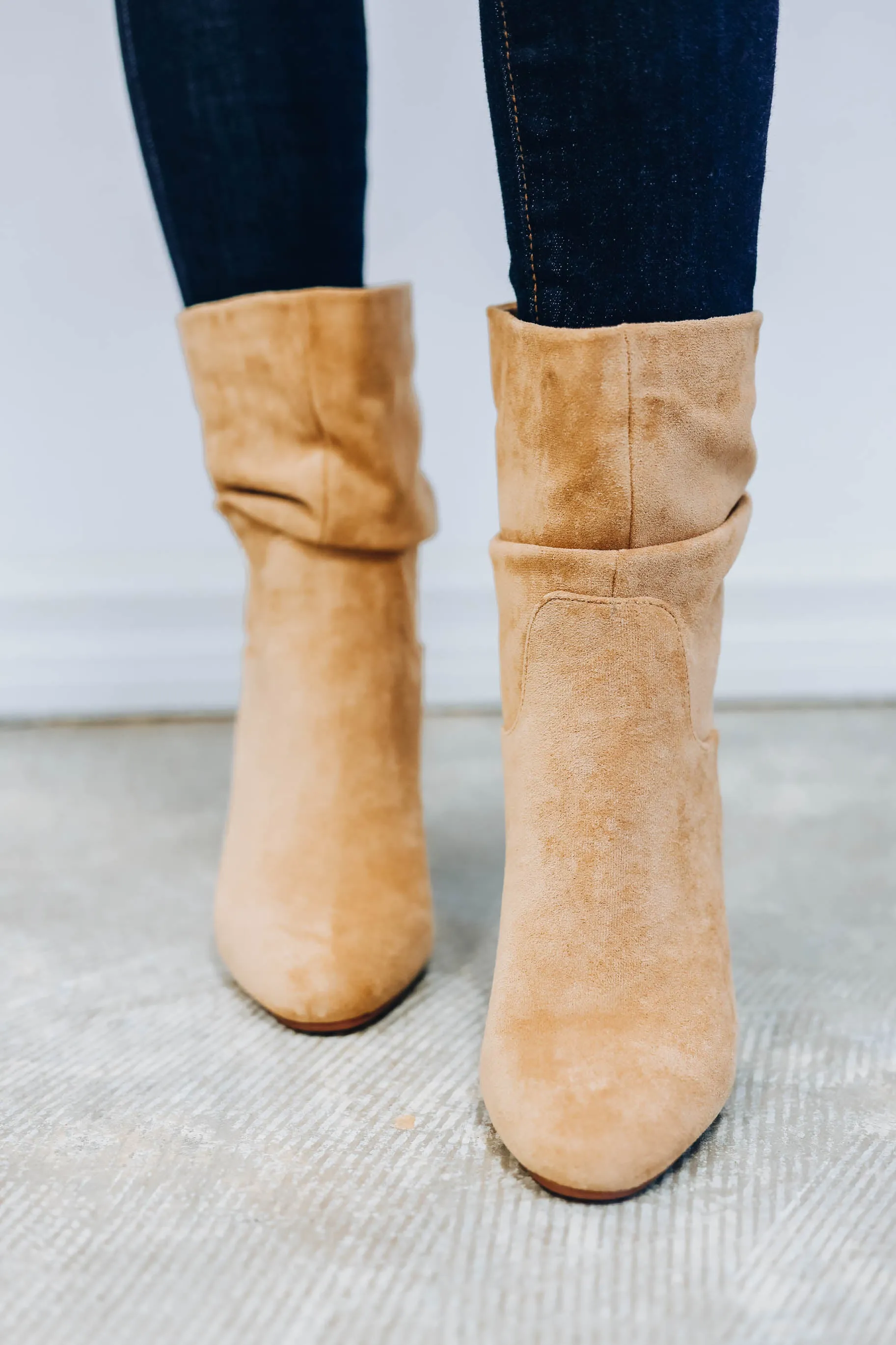 Toffee Slouch Bootie