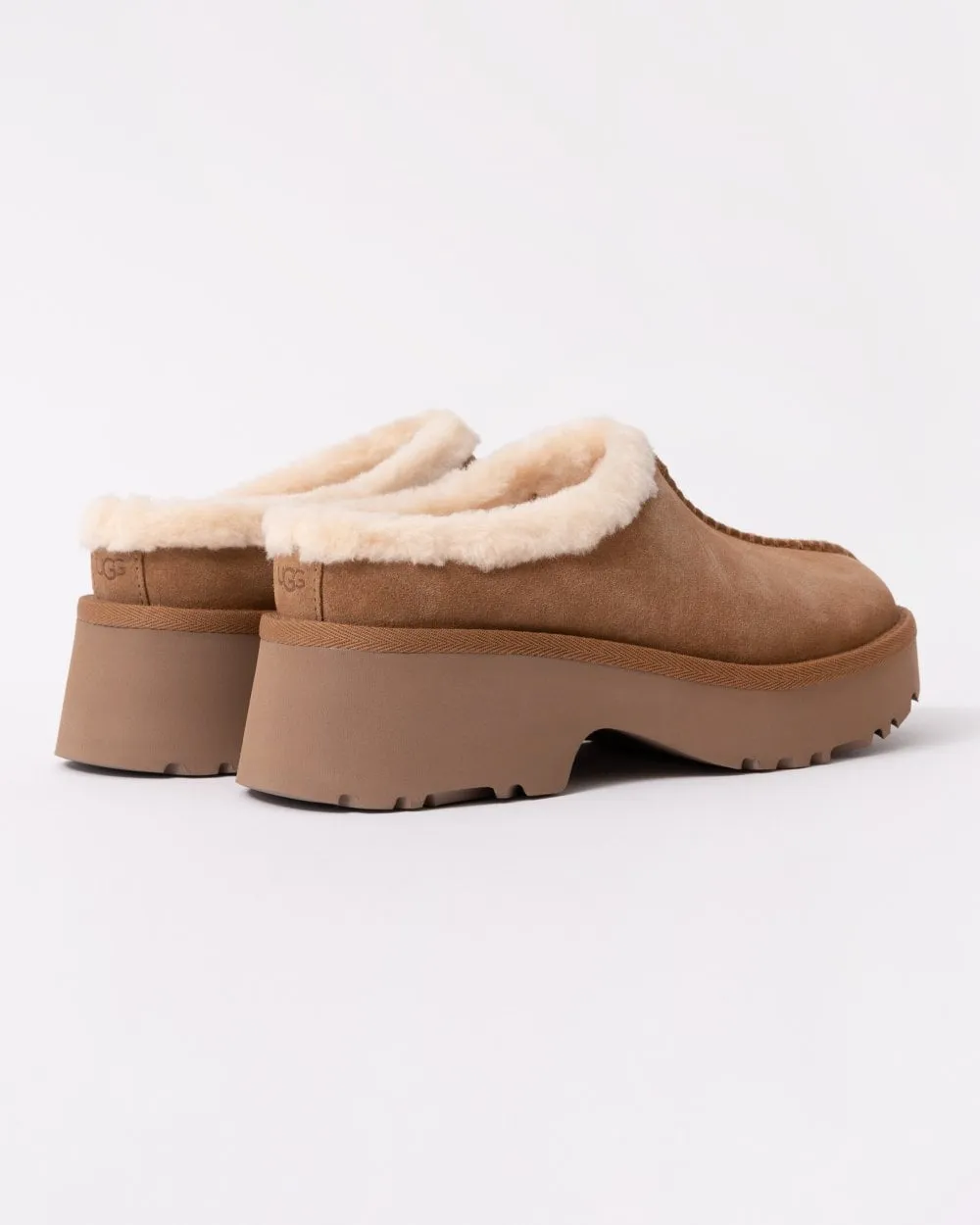 UGG New Heights Cozy Womens Platform Clogs