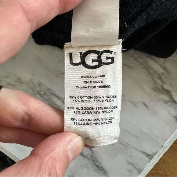 UGG Turtleneck Black Sweater Size XS