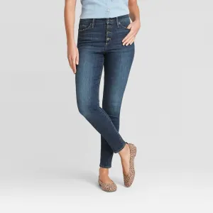 Universal Thread Women's Button Fly Super-High Rise Skinny Jeans