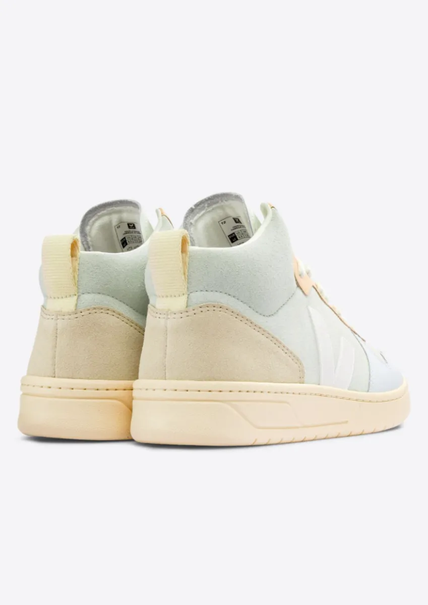 V15 Suede Jade White Multico