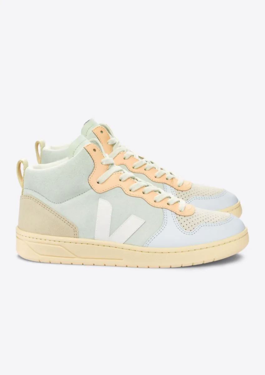 V15 Suede Jade White Multico