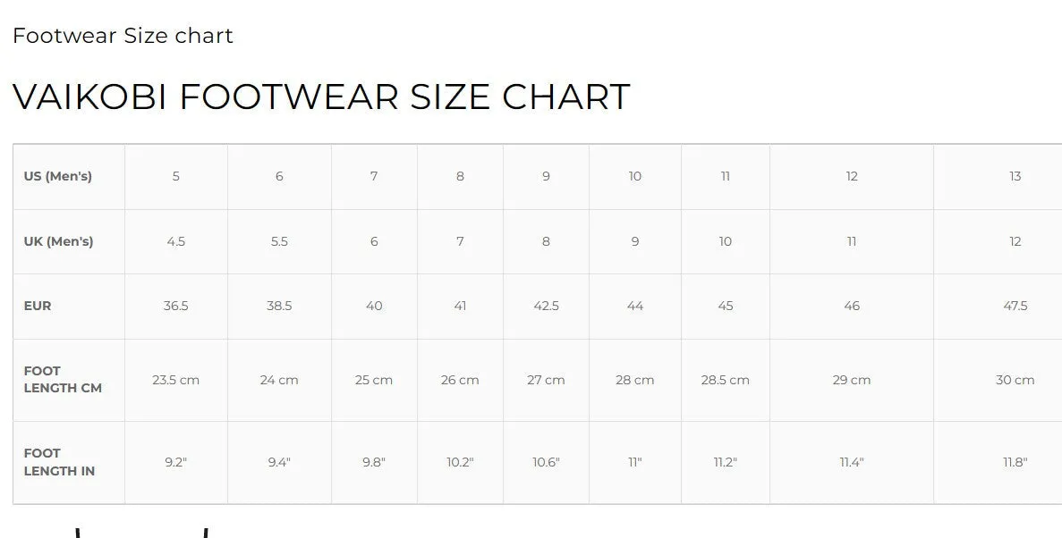 VAIKOBI SPEED GRIP SPLIT TOE BOOT - DISCONTINUED STYLE