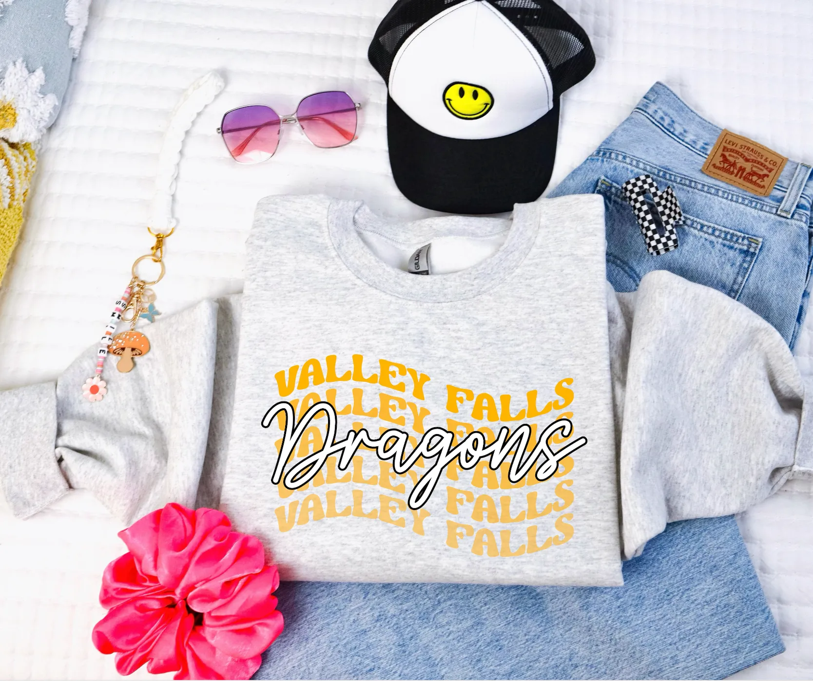Valley Falls Dragons Ombre Retro