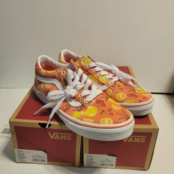 Vans Old Skool Girls' Grade School Fruity Coral