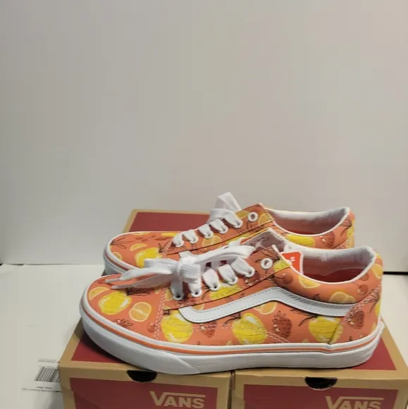 Vans Old Skool Girls' Grade School Fruity Coral