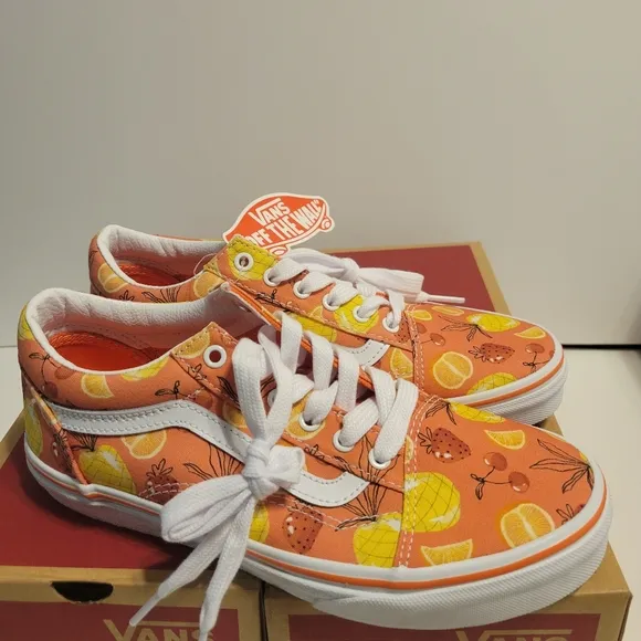 Vans Old Skool Girls' Grade School Fruity Coral