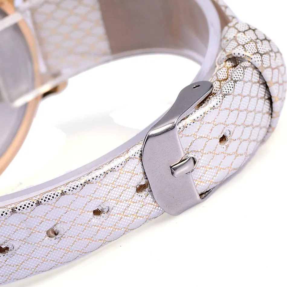 Women's Fashion Band Heart Themed Watch In 8 Colors!