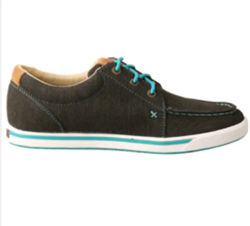 Women’s Twisted X Casual Rubberized Brown/ Turquoise - WCA0029