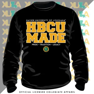 Xavier University | HBCU MADE  Black Unisex Sweatshirt  (aja)**