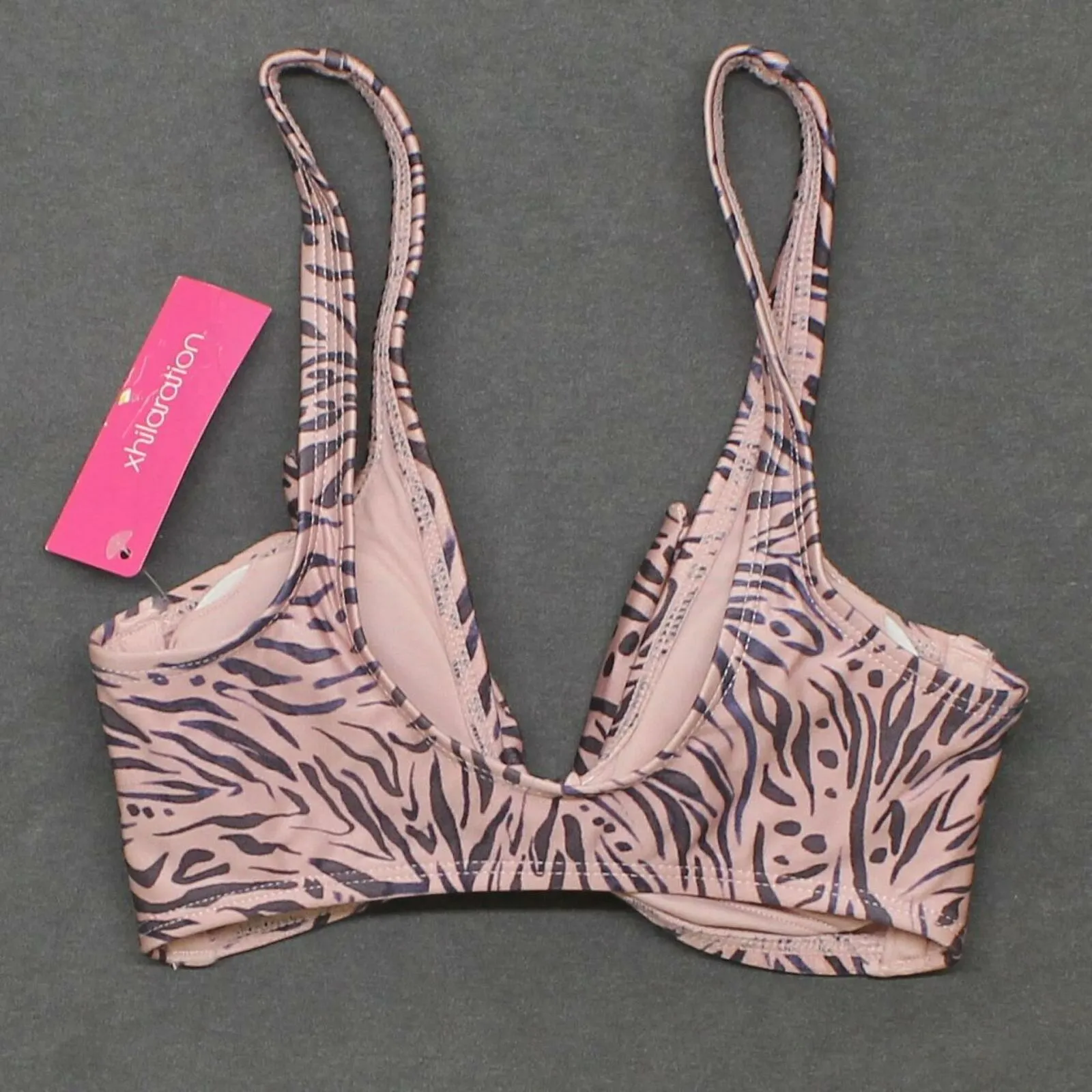 Xhilaration Women's Tie-Front Bralette Bikini Top
