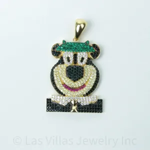 Yogi Bear Pendant in 14k